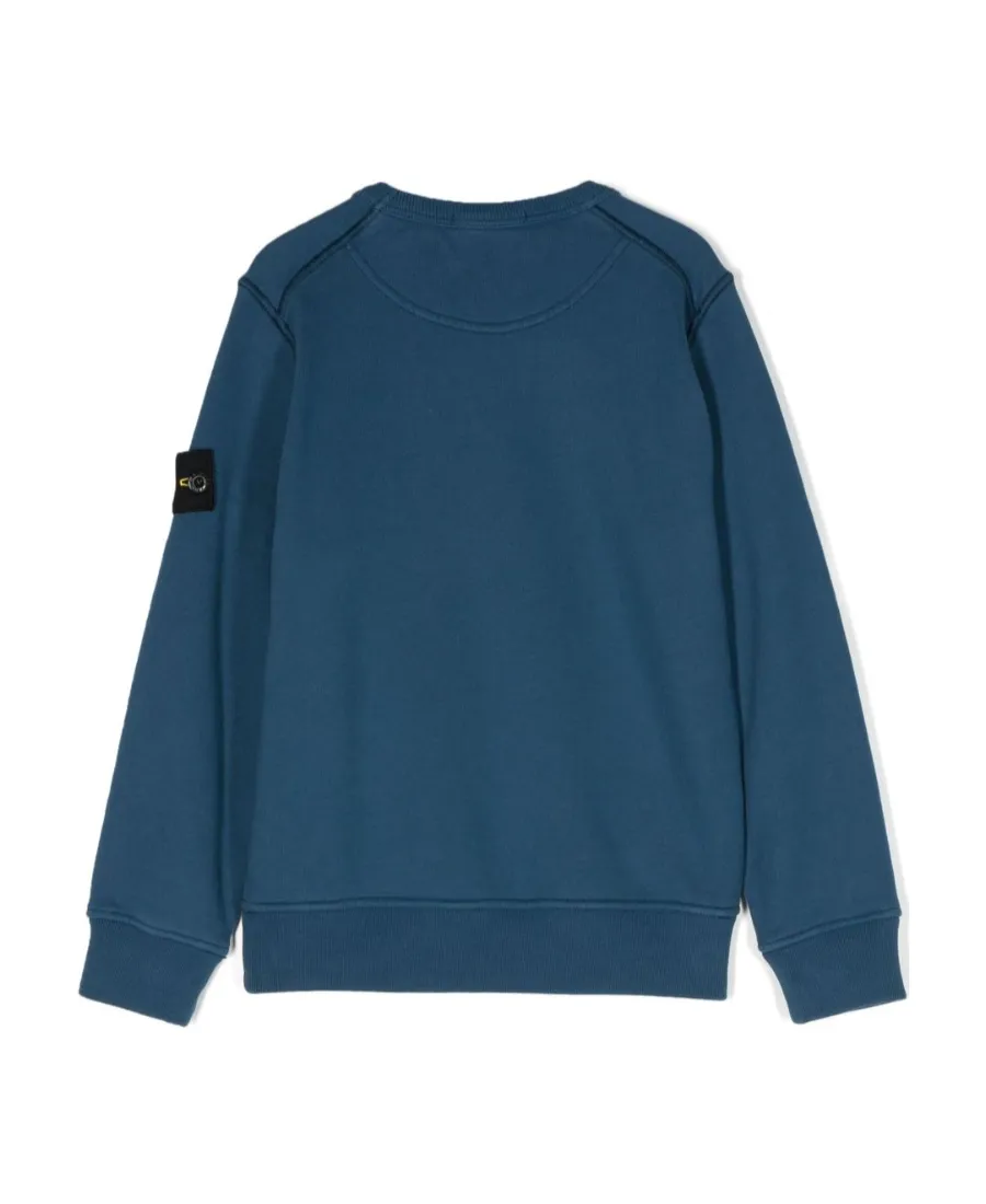 Compass-Badge Cotton Sweatshirt