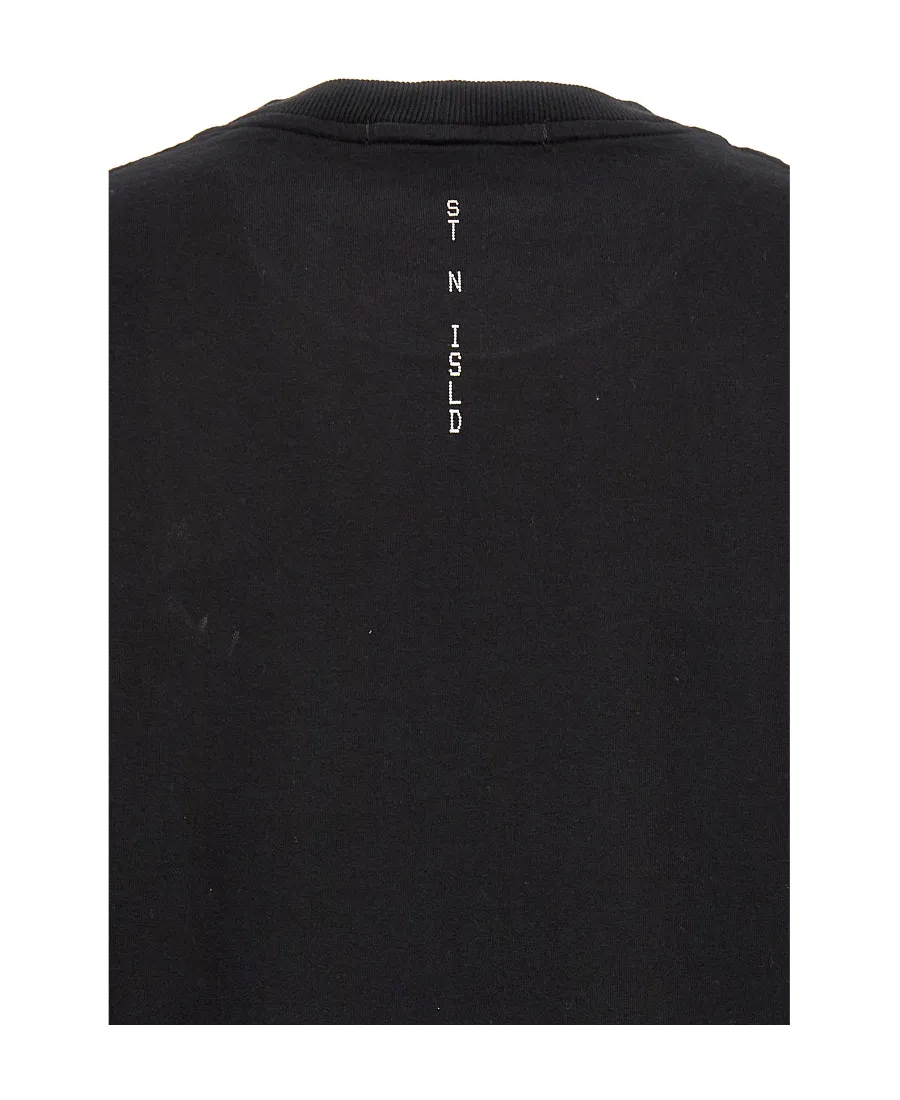Compass-Motif Crew-Neck T-Shirt