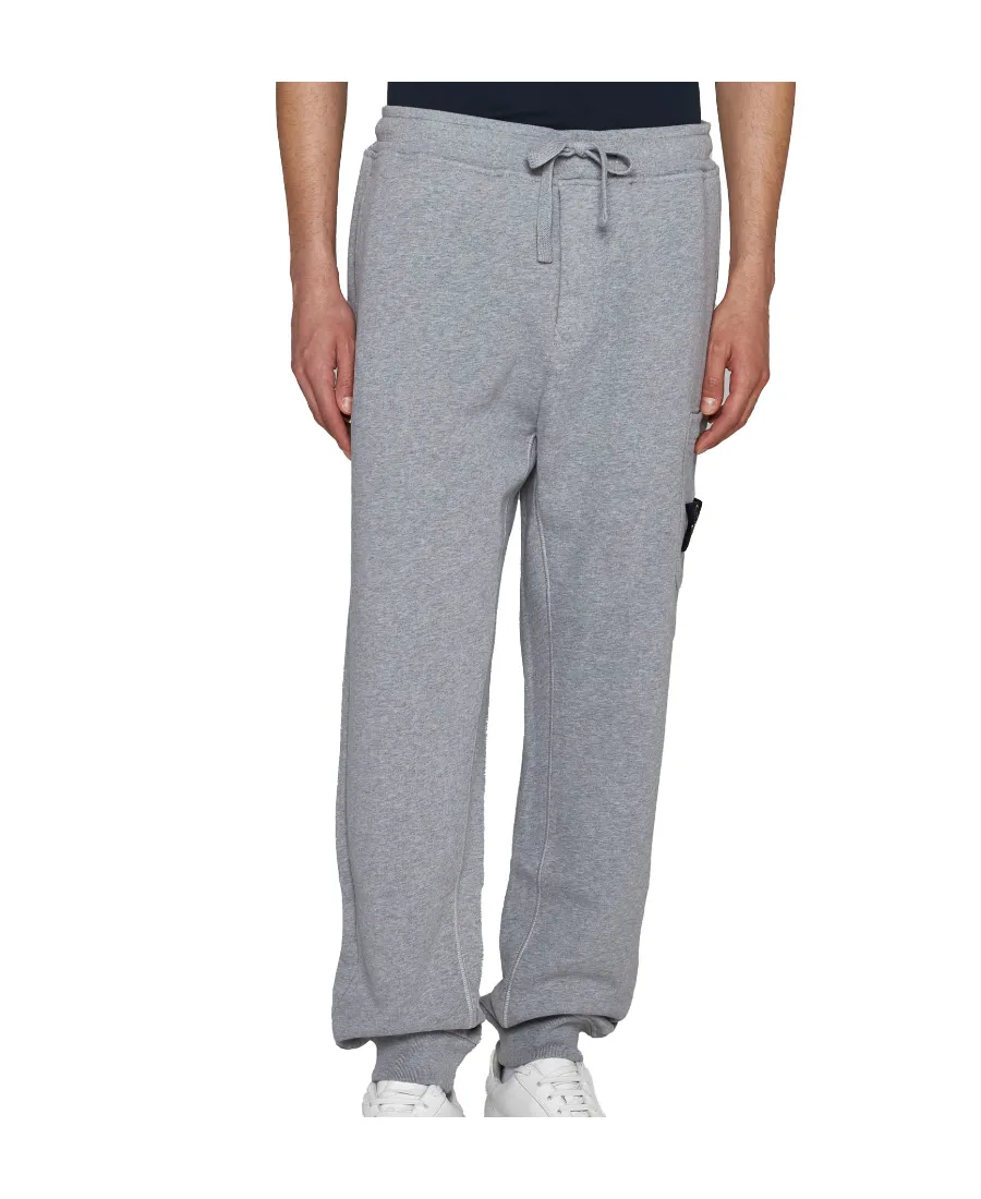 Logo Patch Drawstring Track Trousers