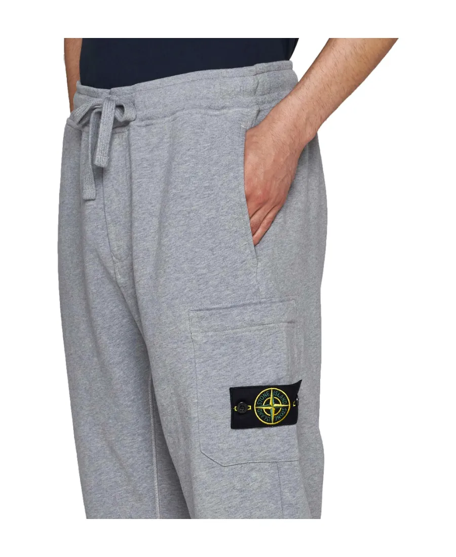 Logo Patch Drawstring Track Trousers