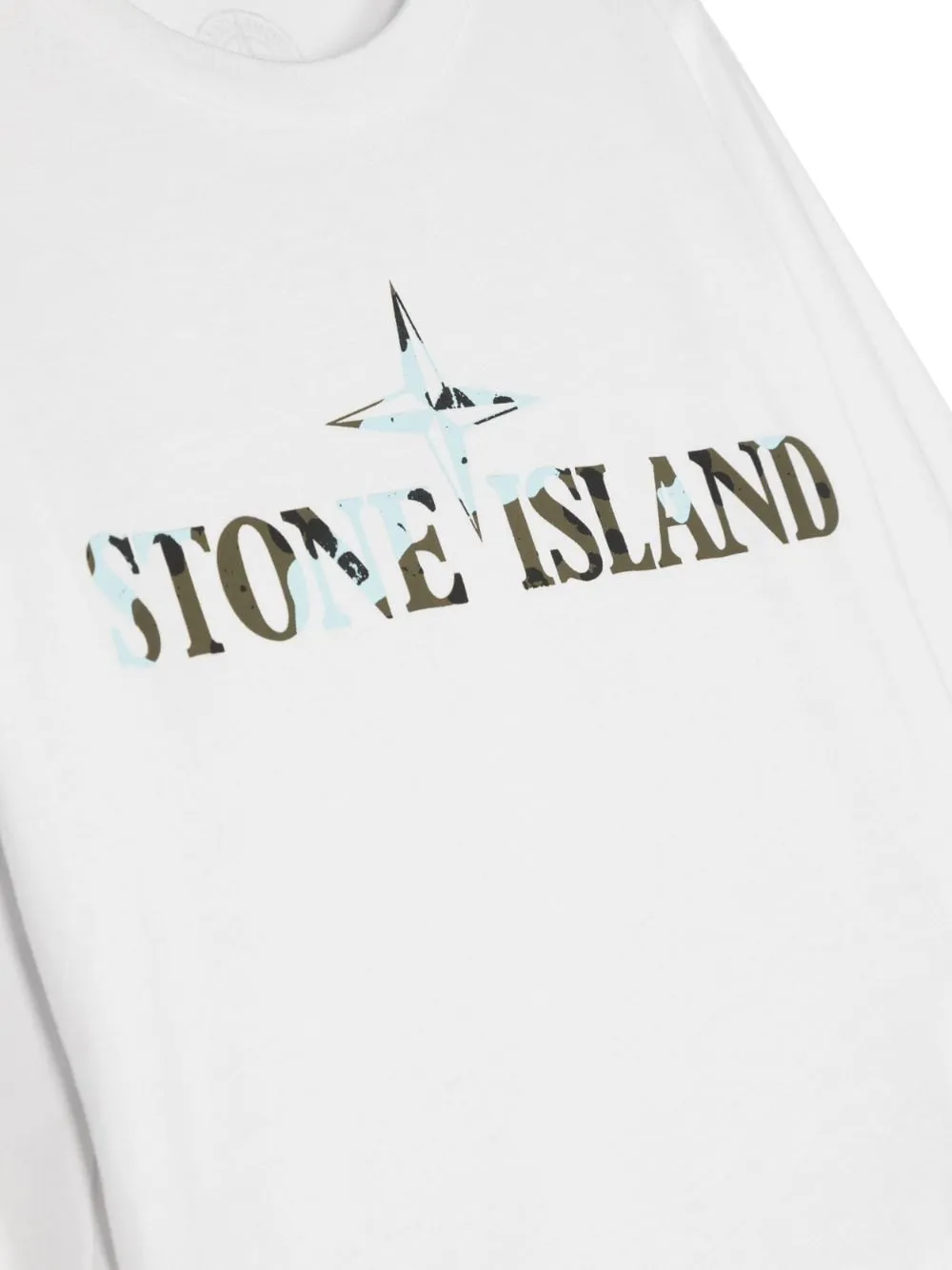 Logo-Printed Long-Sleeved Crewneck T-Shirt