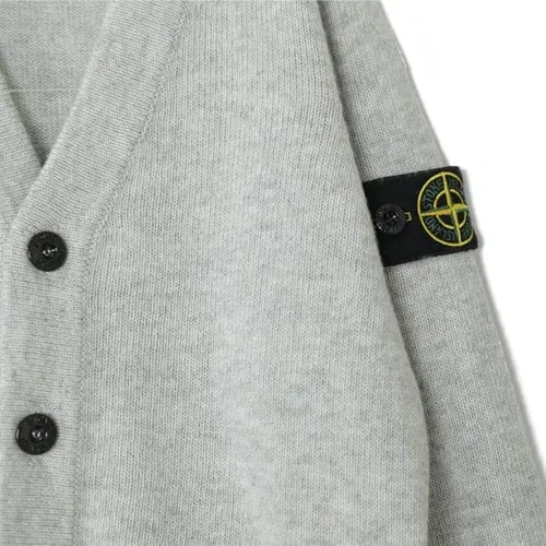 Compass-Badge V-Neck Cardigan