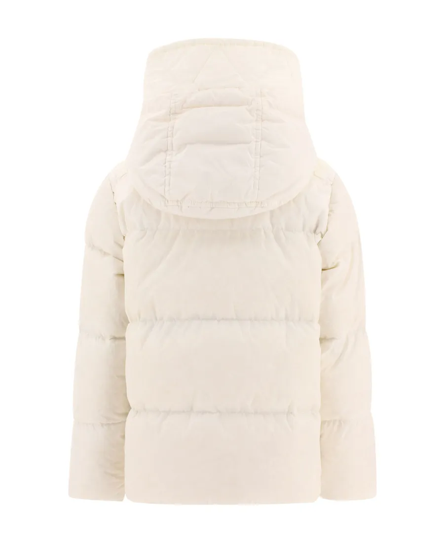 Junior Compass-Motif Hooded Jacket