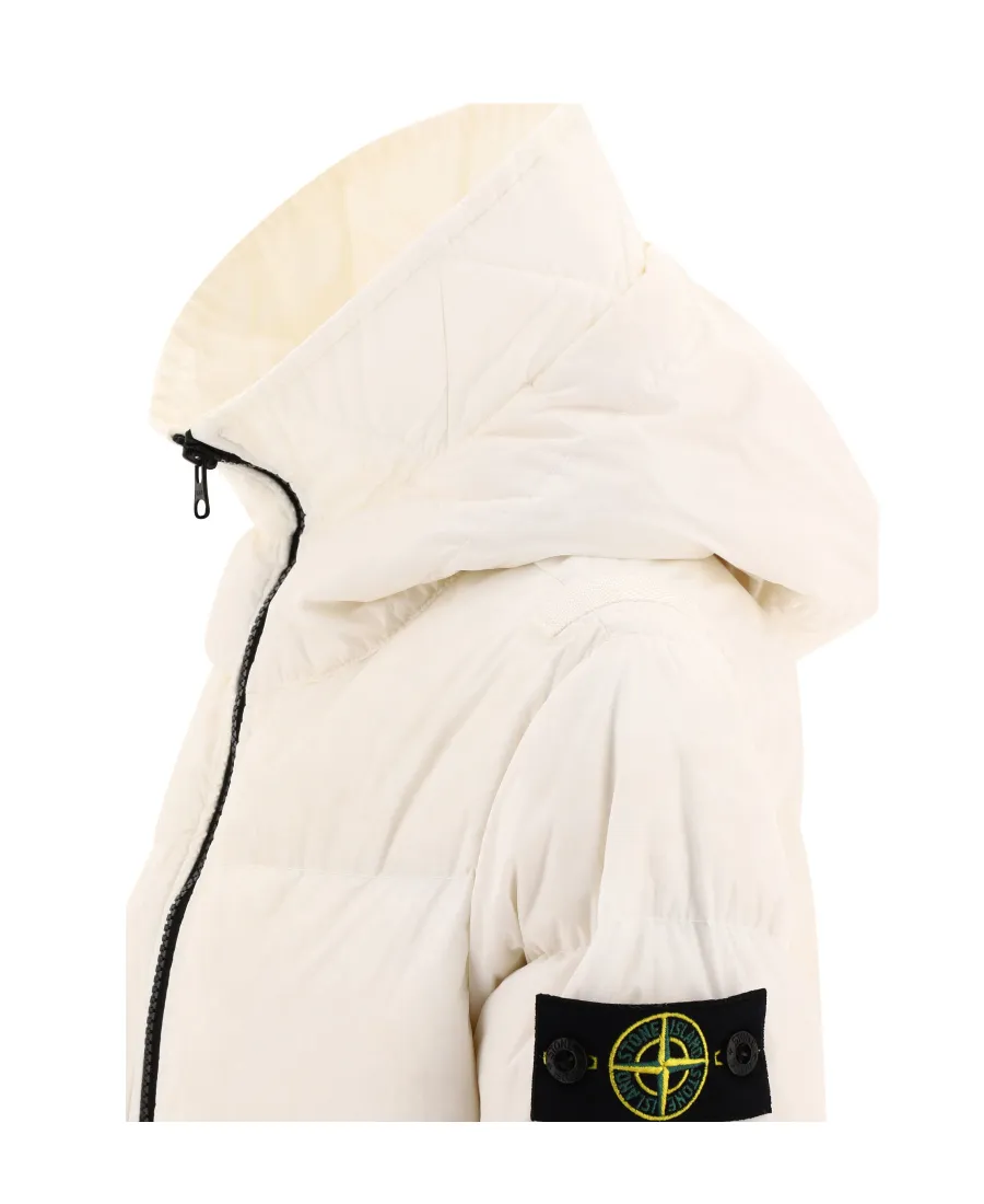 Junior Compass-Motif Hooded Jacket