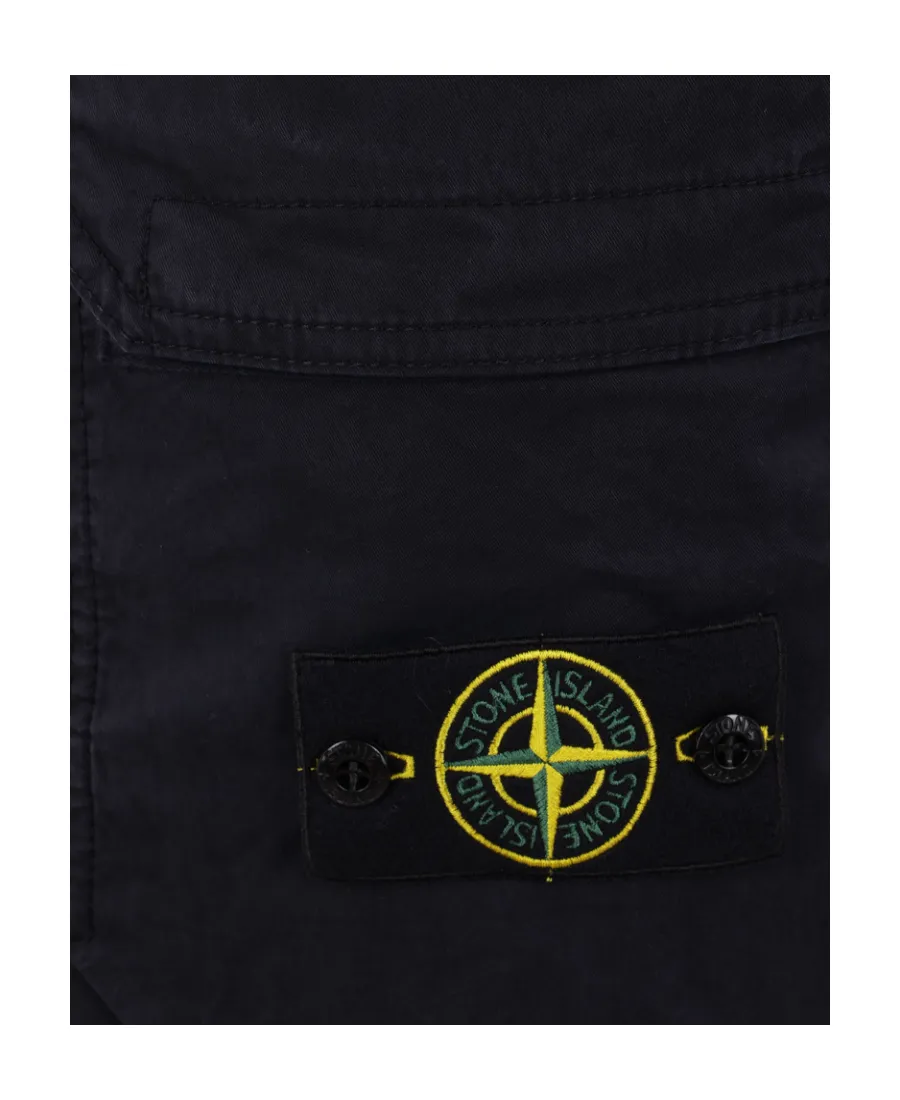 Compass Patch Straight-Leg Cargo Trousers