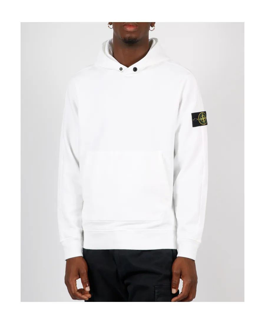Logo Patch Long-Sleeved Hoodie