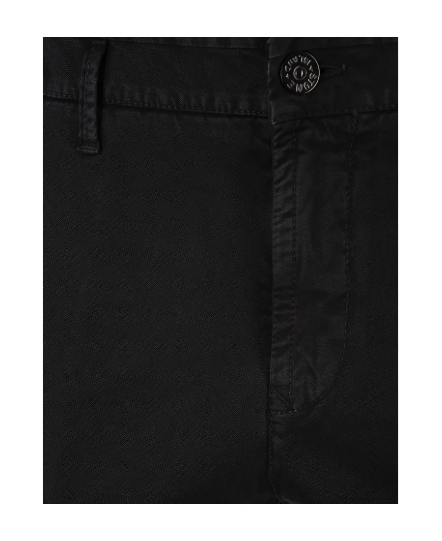 Compass-Motif Straight-Leg Trousers