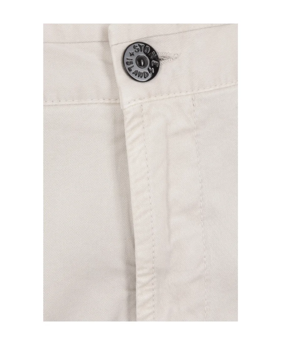 Compass-Motif Straight-Leg Trousers