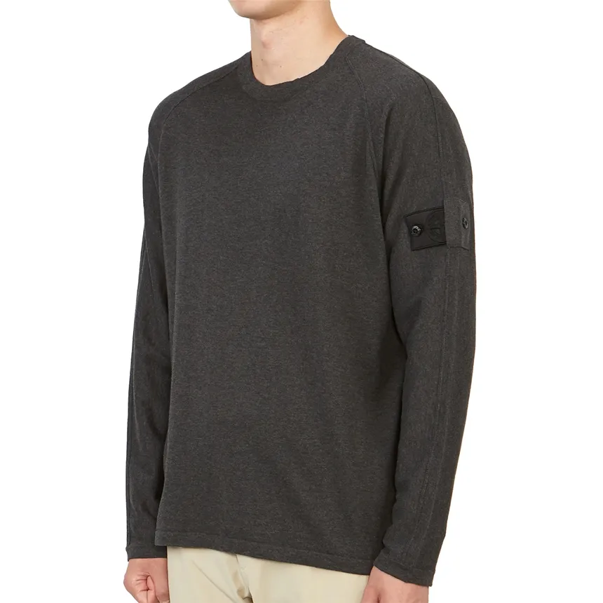 Logo Patch Cotton Sweatshirt