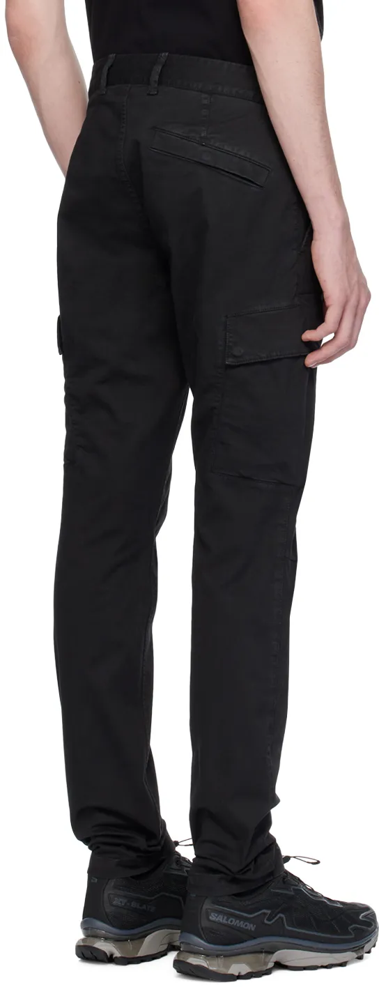 Compass-Badge Tapered Leg Cargo Trousers