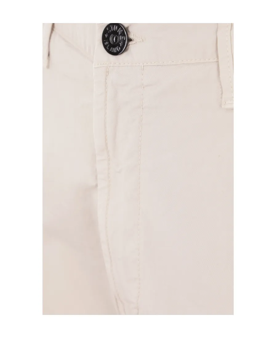Compass-Patch Straight-Leg Cargo Trousers