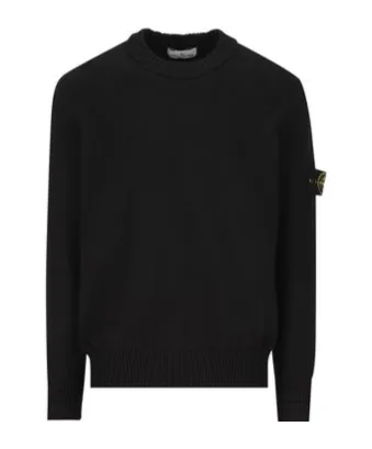 Logo-Patch Crewneck Jumper