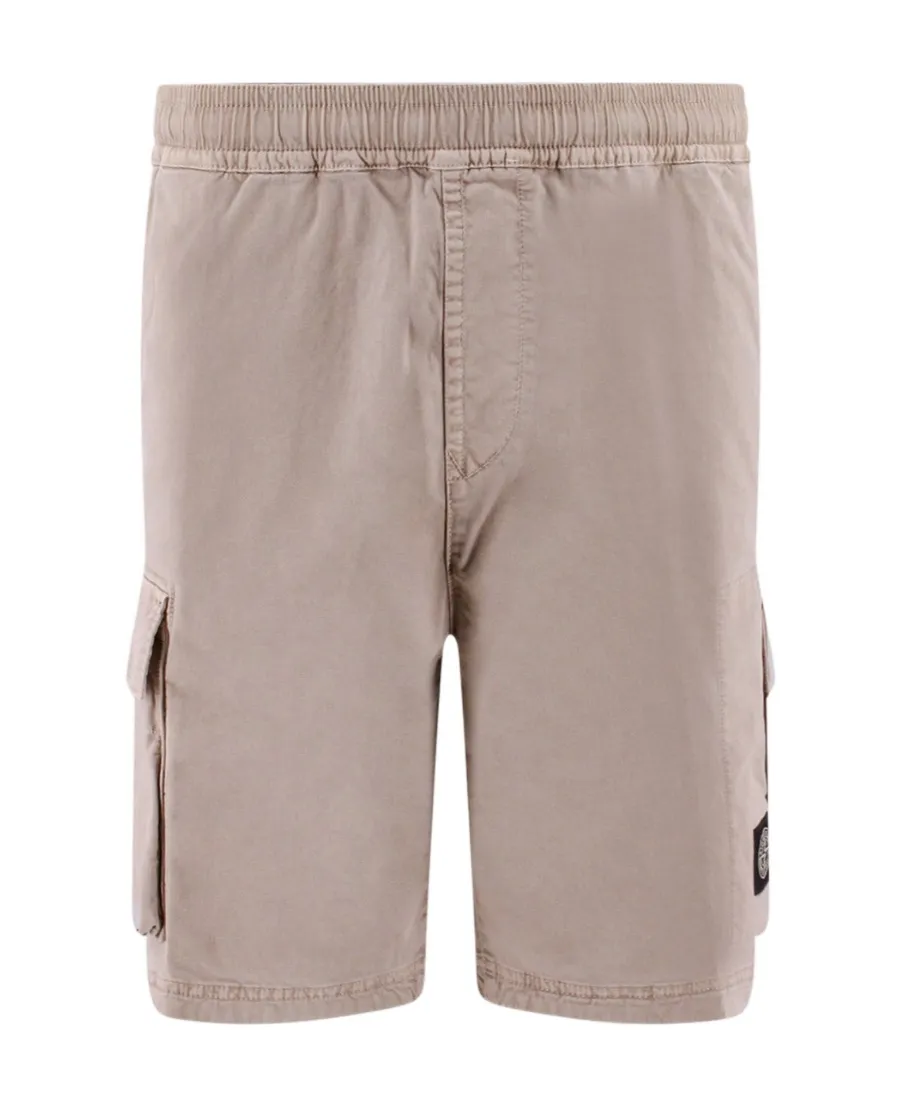 Compass-Motif Bermuda Shorts