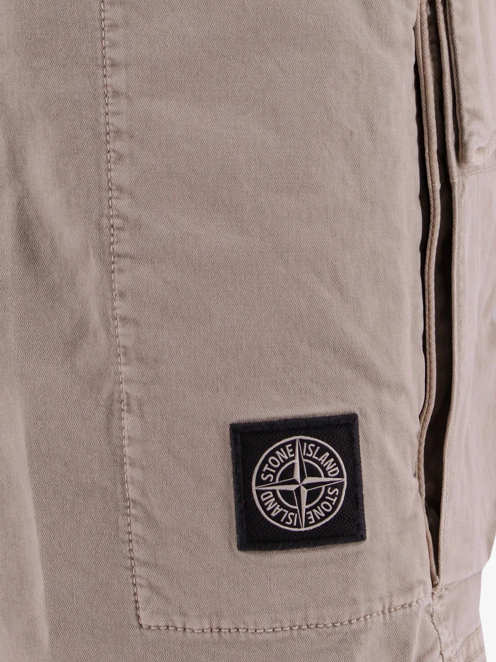 Compass-Motif Bermuda Shorts