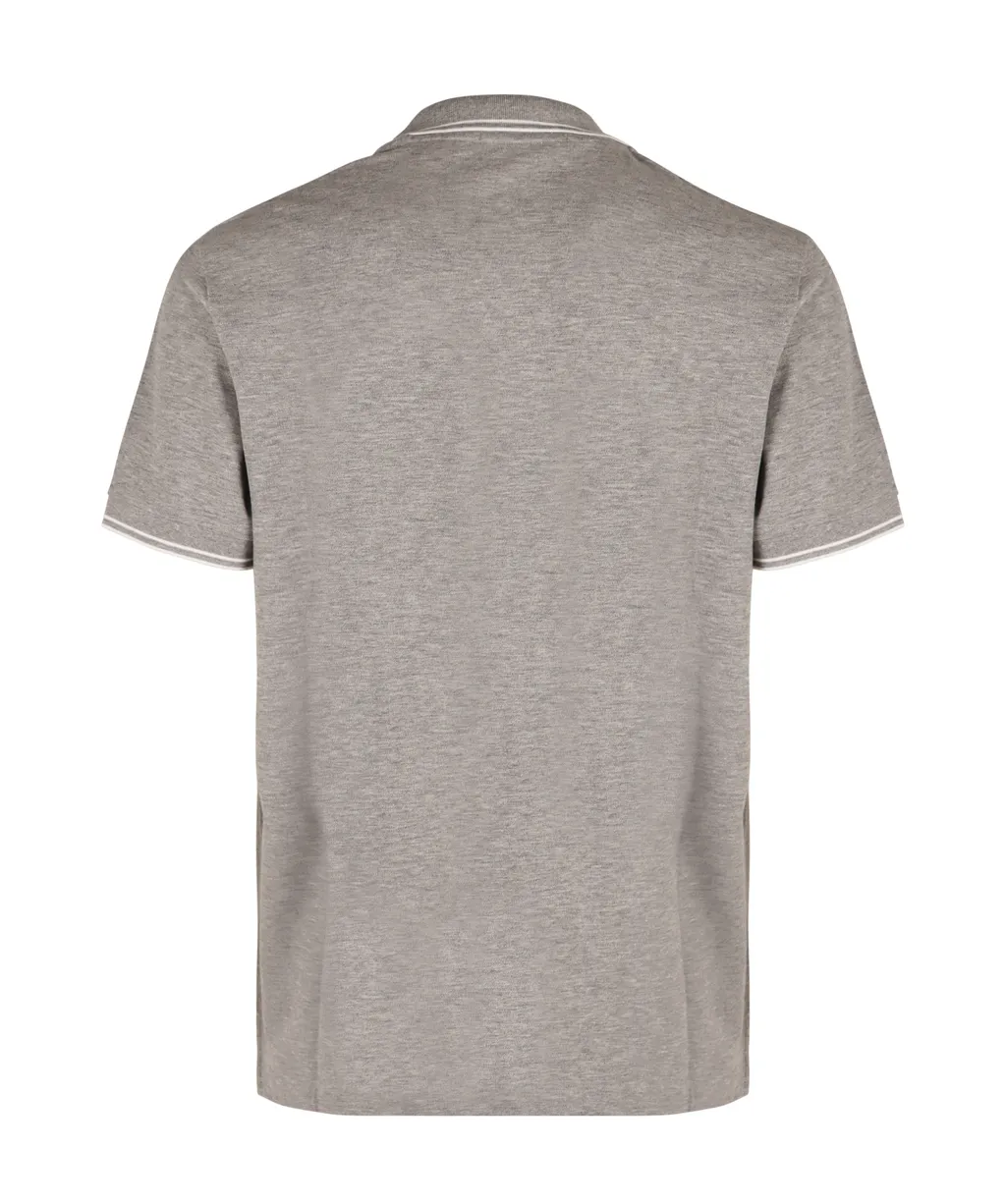 Logo Patch Short-Sleeved Polo Shirt