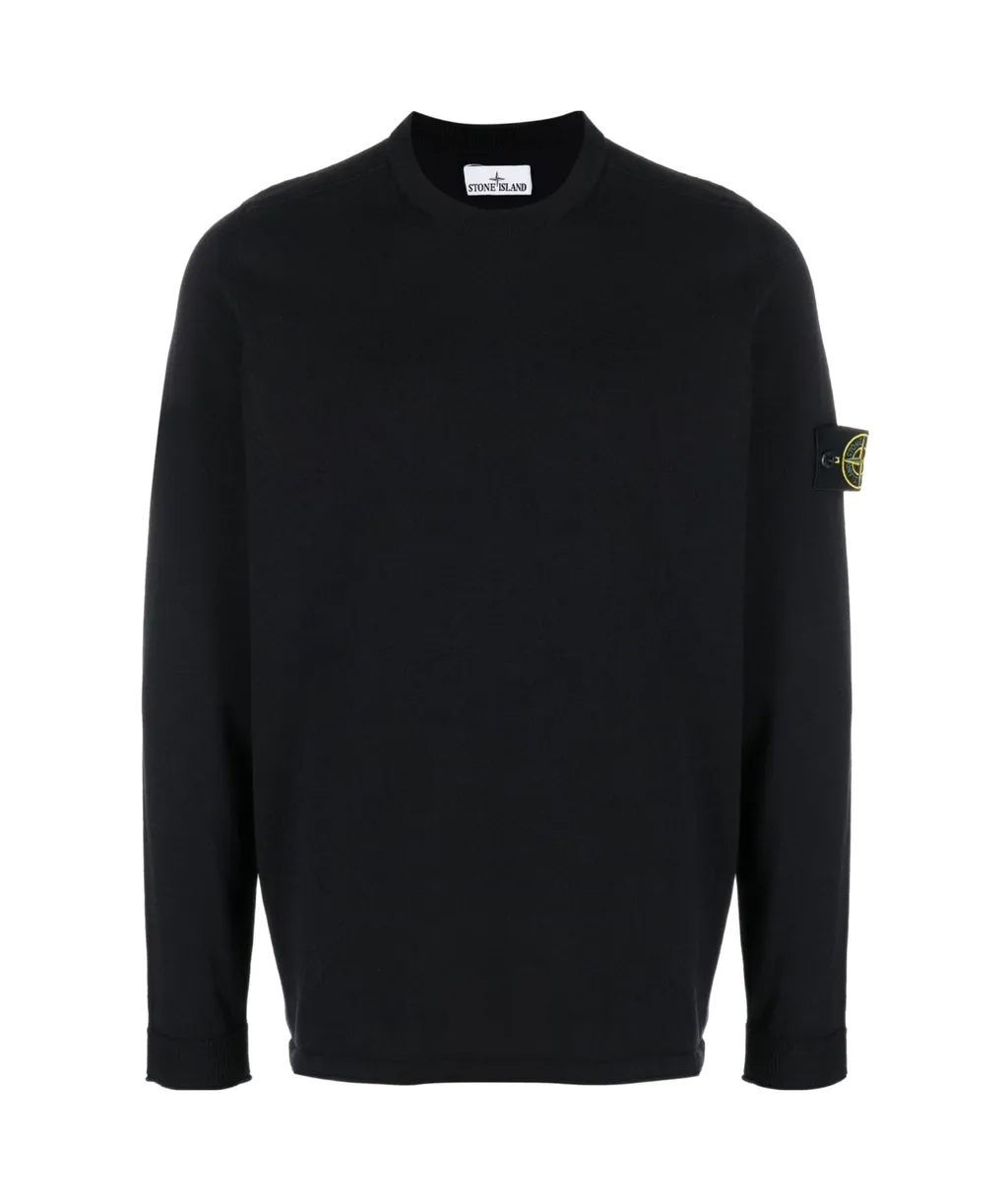 Logo Patch Crewneck Jumper