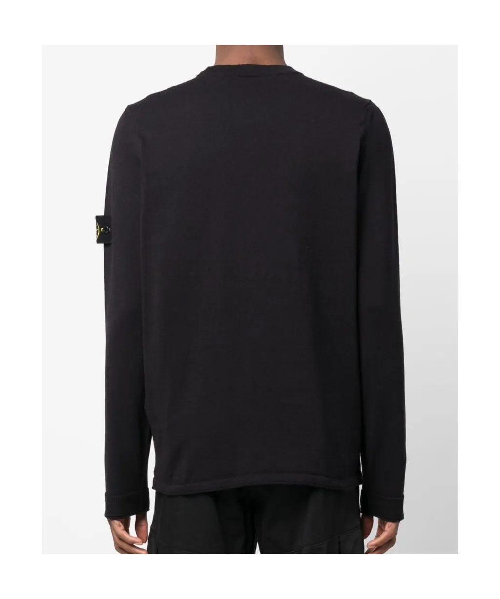 Logo Patch Crewneck Jumper