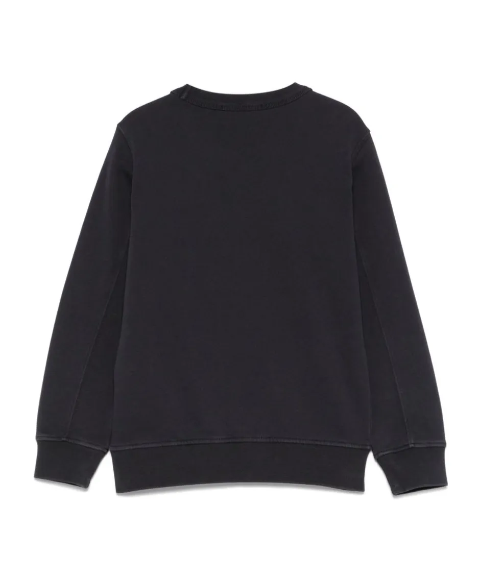 Junior Compass-Embroidered Crewneck Sweatshirt