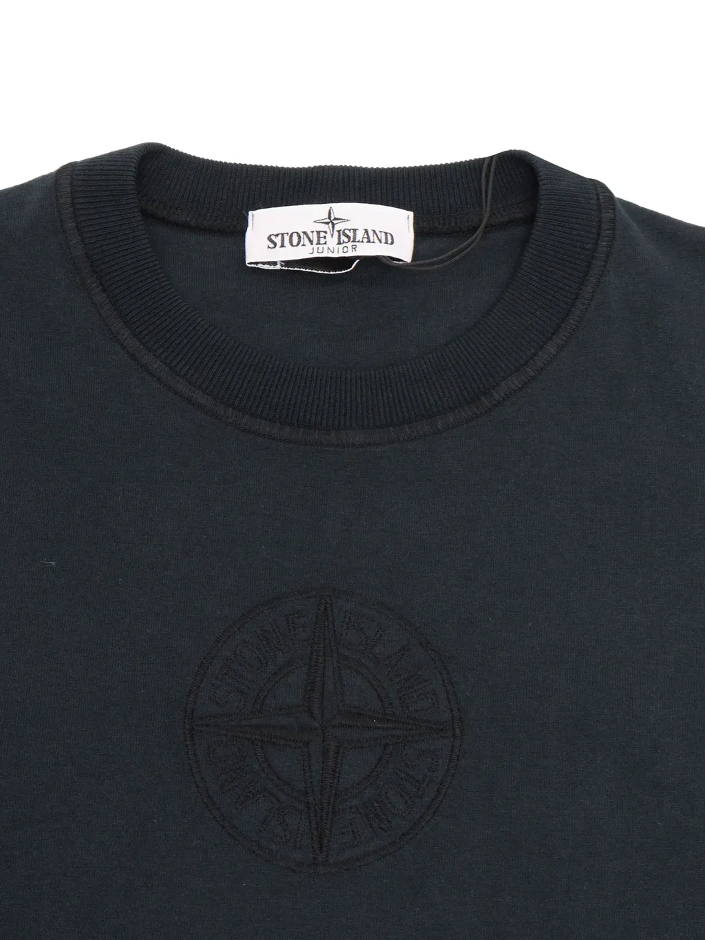 Junior Logo Embroidered Crewneck T-Shirt