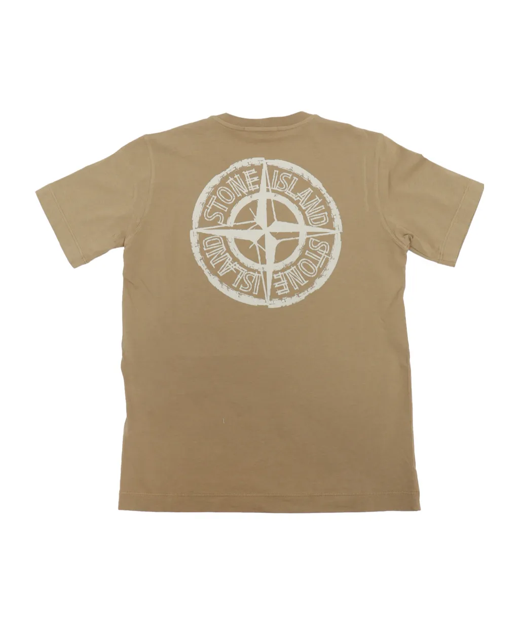 Junior Compass Printed Crewneck T-Shirt