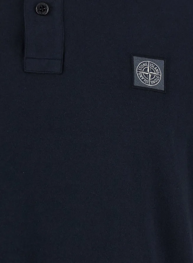 Logo Patch Short Sleeved Polo Shirt