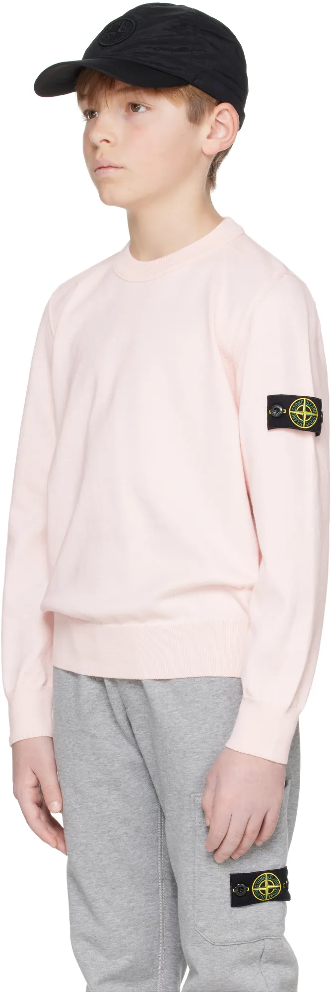 Junior Compass Patch Crewneck Sweatshirt