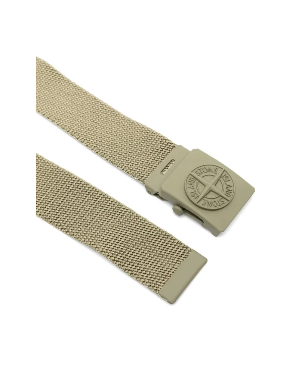 Compass Motif Buckle Belt