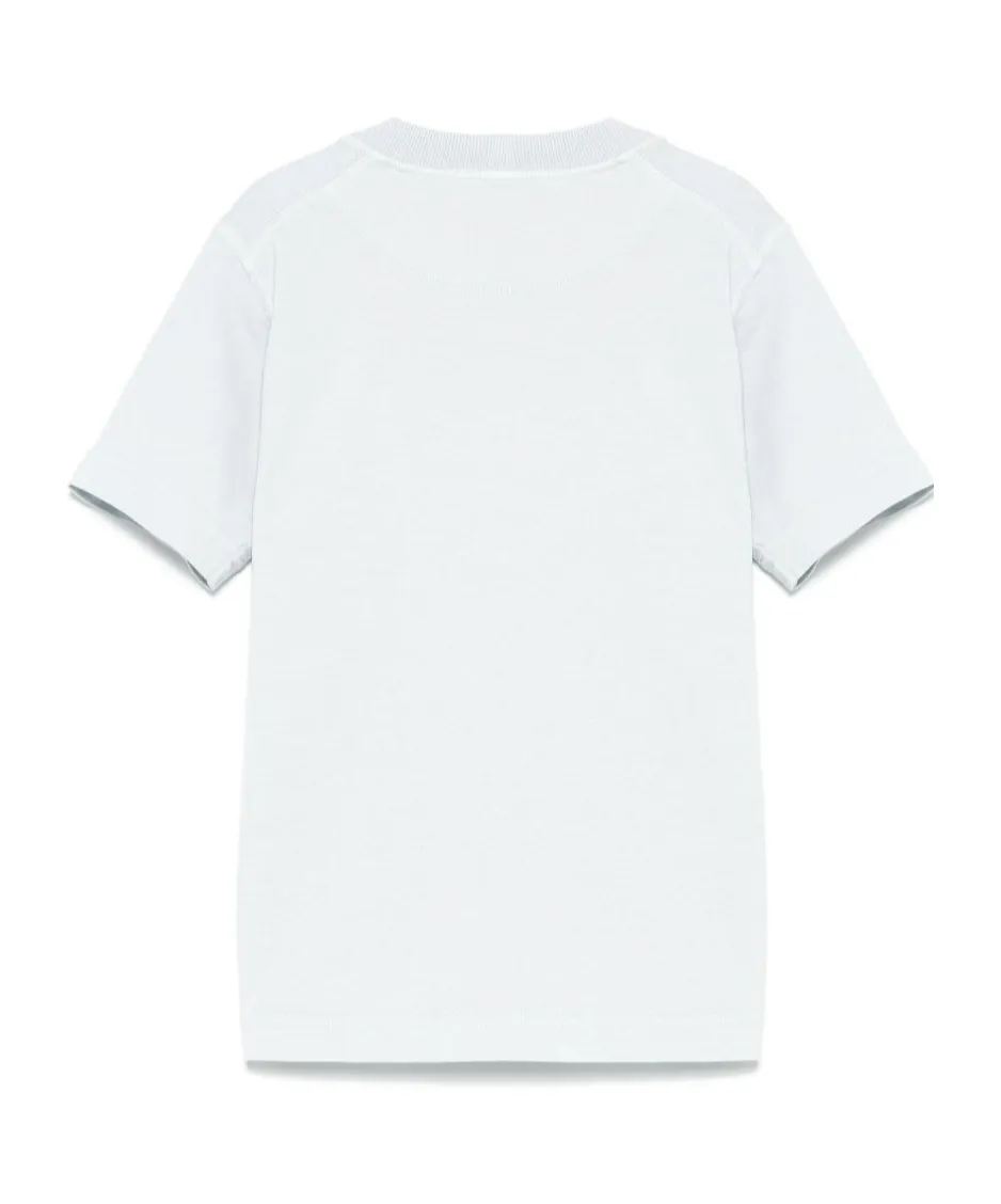 Junior Logo Embroidered Crewneck T-Shirt
