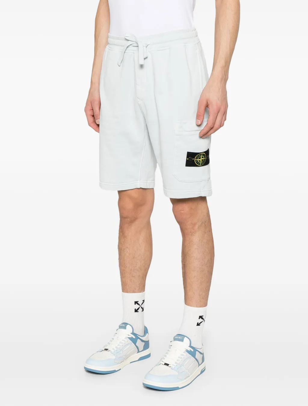Compass Patch Drawstring Shorts