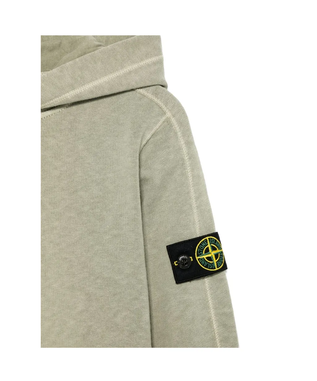 Junior Compass-Badge Long-Sleeved Hoodie