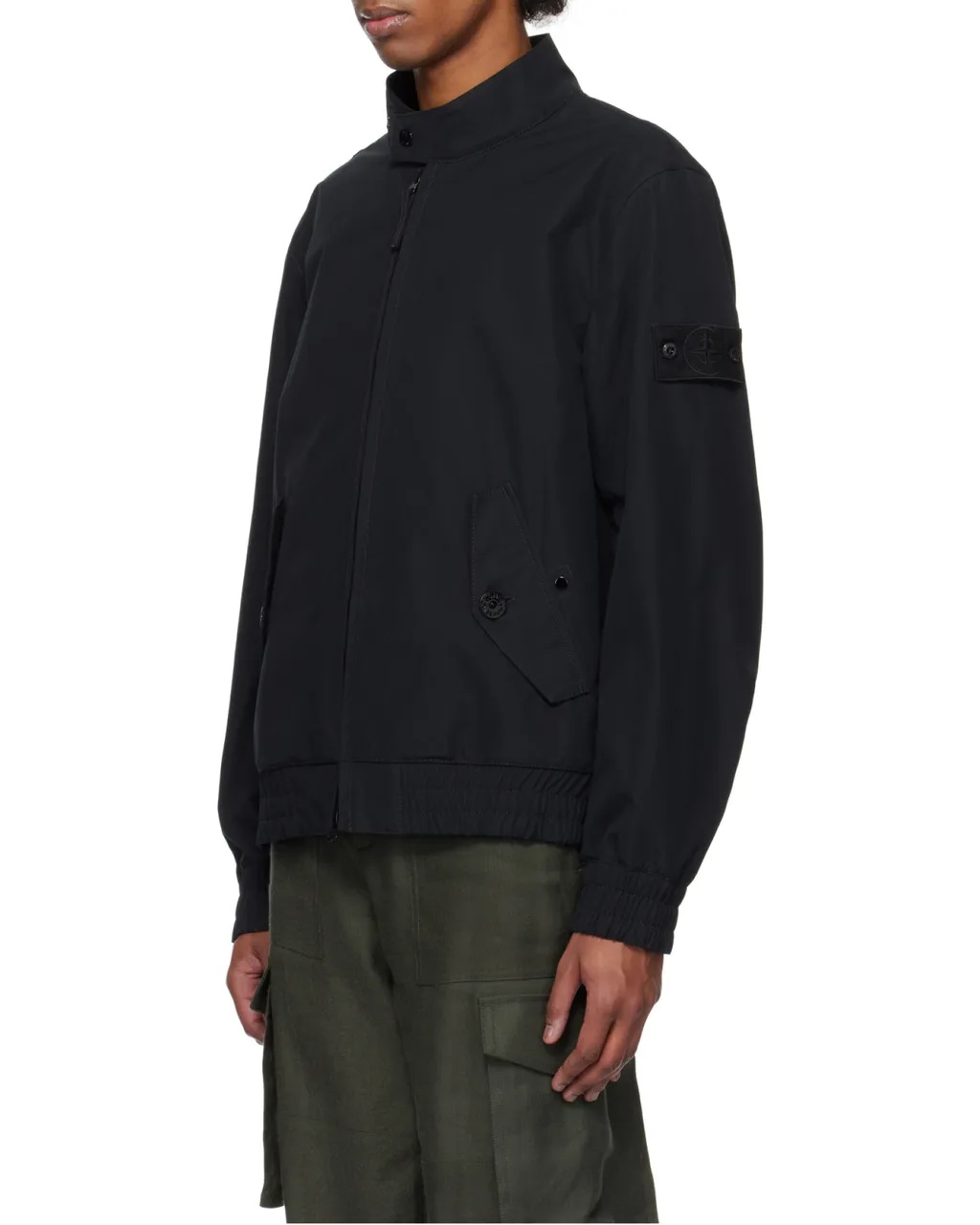 High-Neck Bomber Jacket