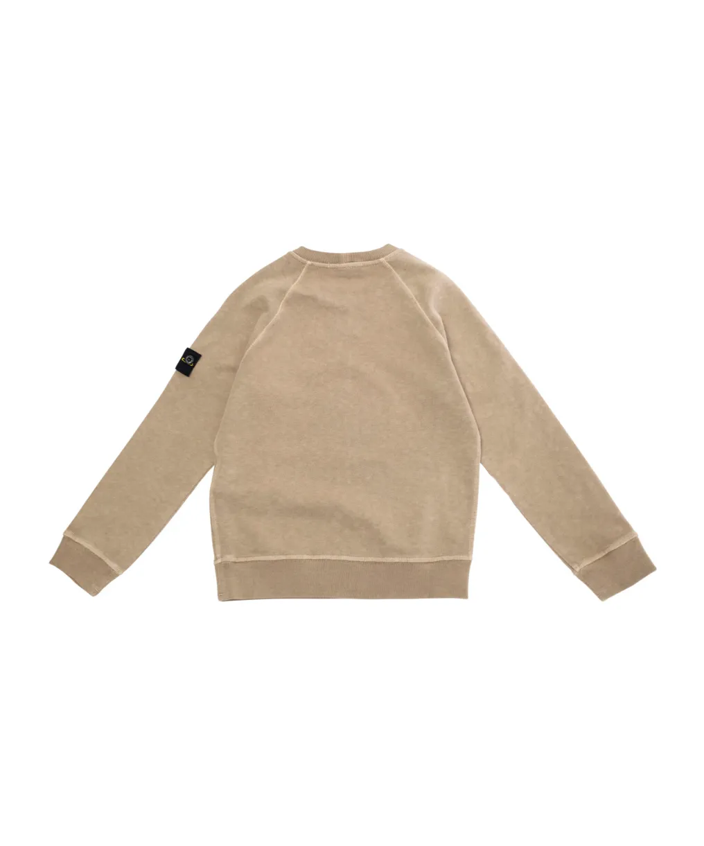 Junior Logo Patch Crewneck Sweatshirt