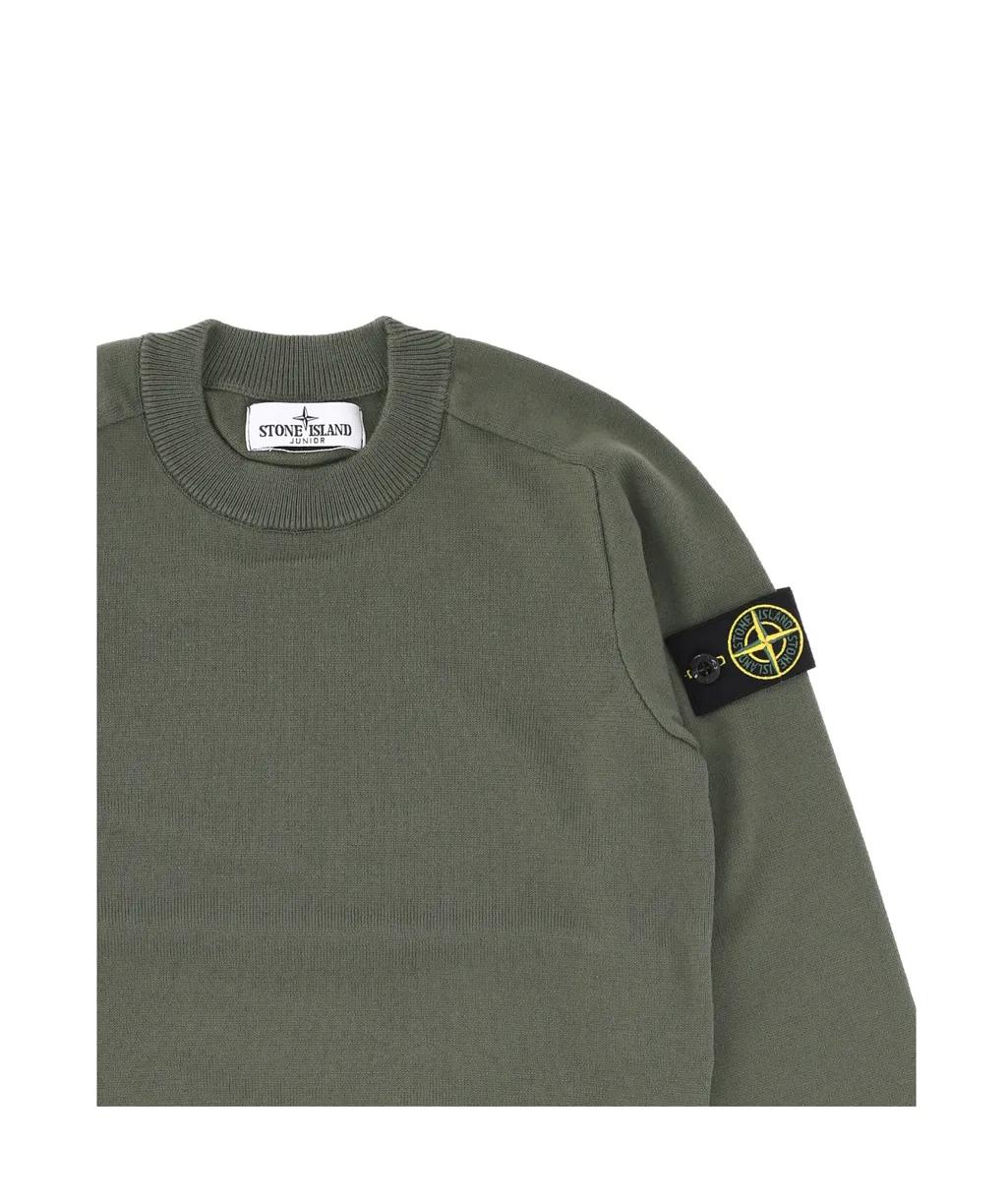 Junior Compass Patch Crewneck Sweatshirt