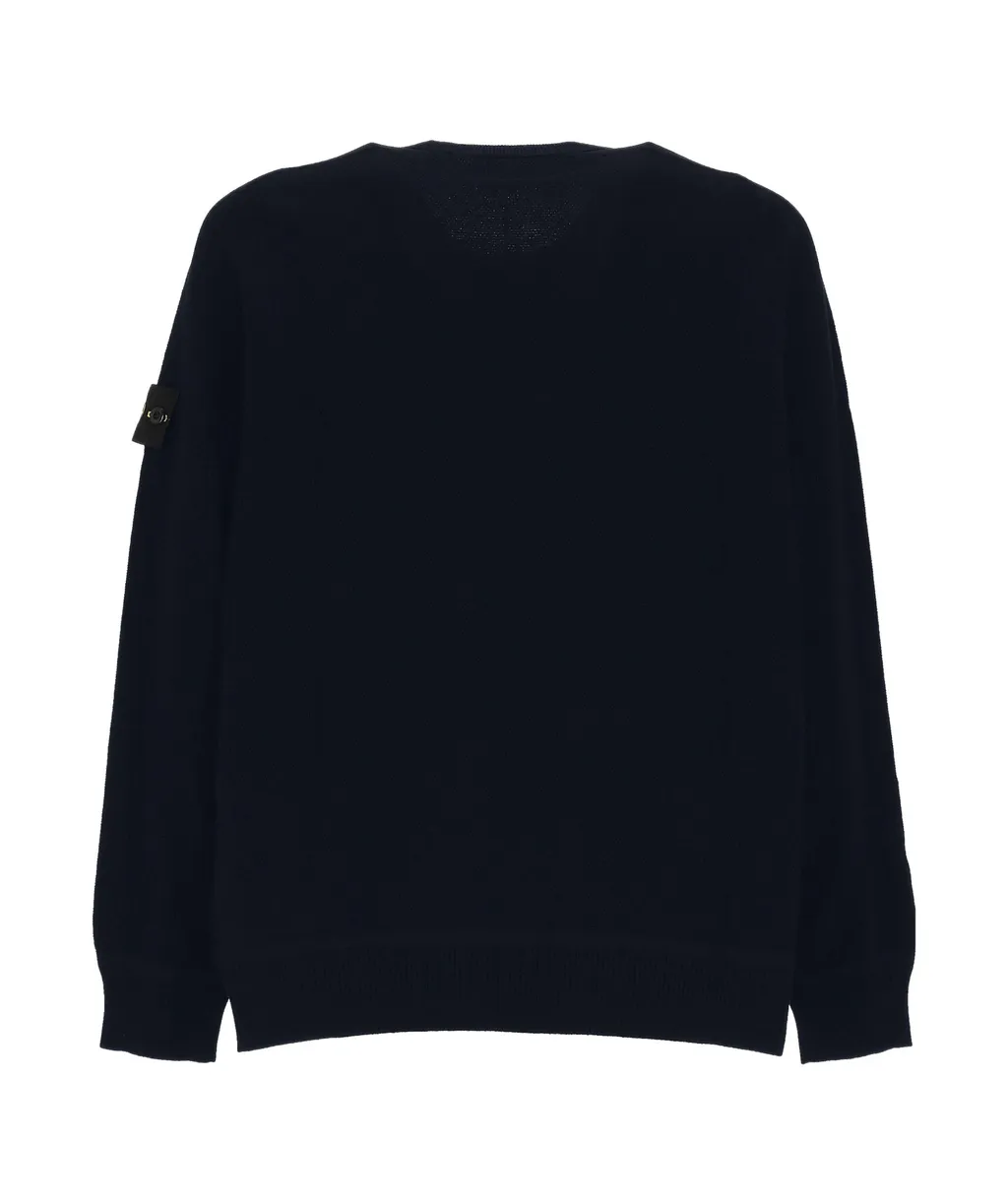 Logo-Patch Crewneck Sweatshirt