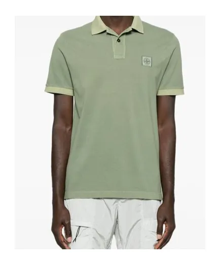 Compass-Patch Polo Shirt