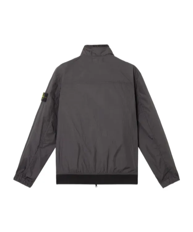 Compass-Badge High-Neck Jacket