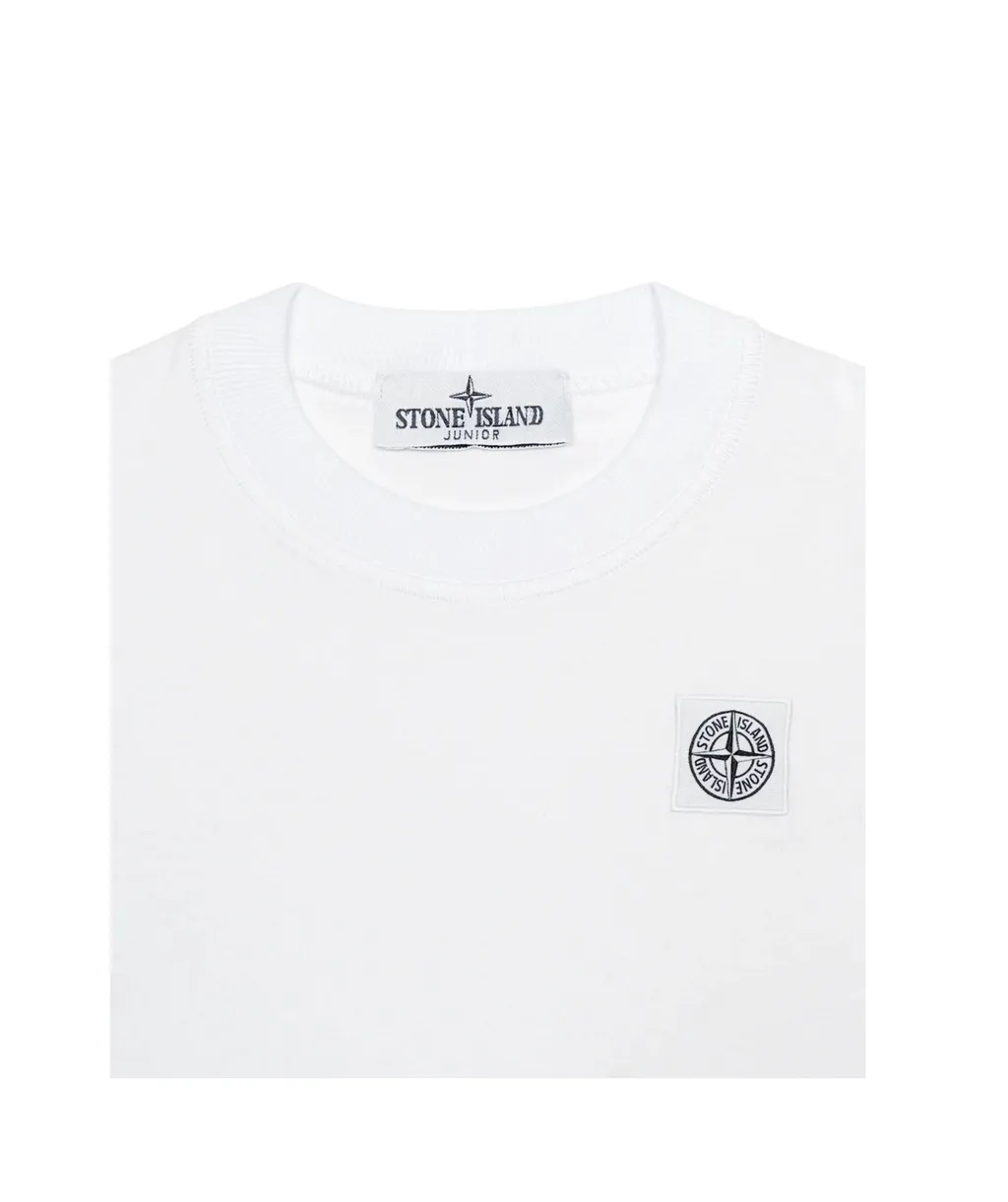 Junior Logo Patch Crewneck T-Shirt