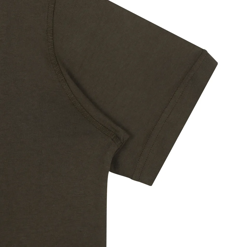 Junior Logo Embroidered Crewneck T-Shirt