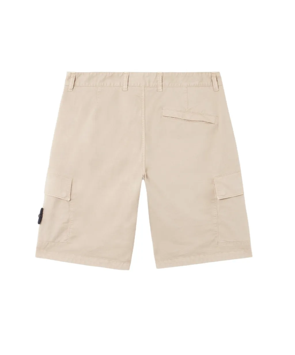 Slim Fit Cargo Bermuda Shorts