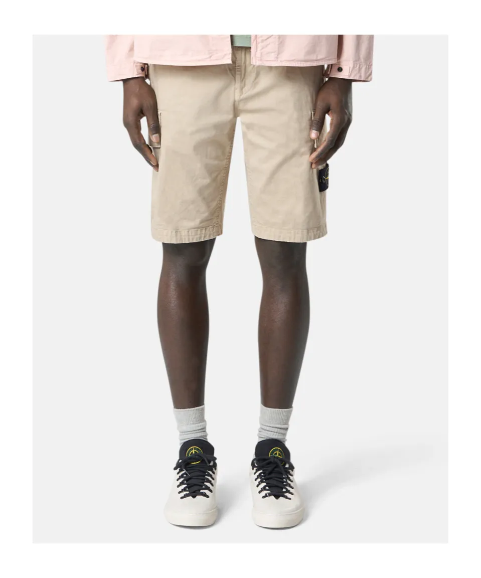 Slim Fit Cargo Bermuda Shorts
