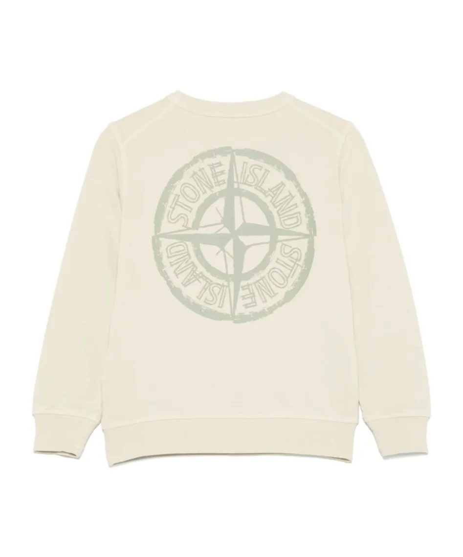 Junior Logo Printed Crewneck Sweatshirt