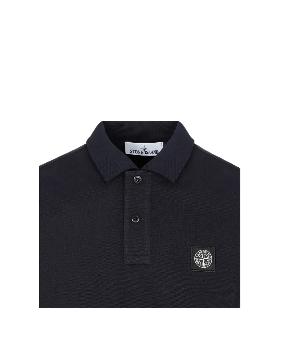 Compass Patch Short-Sleeved Polo Shirt
