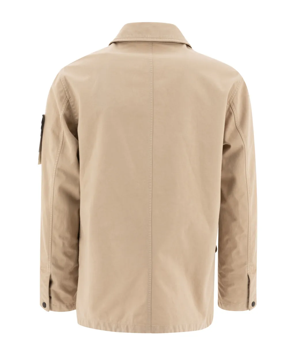 Raso Gommato 3L Button-Up Jacket