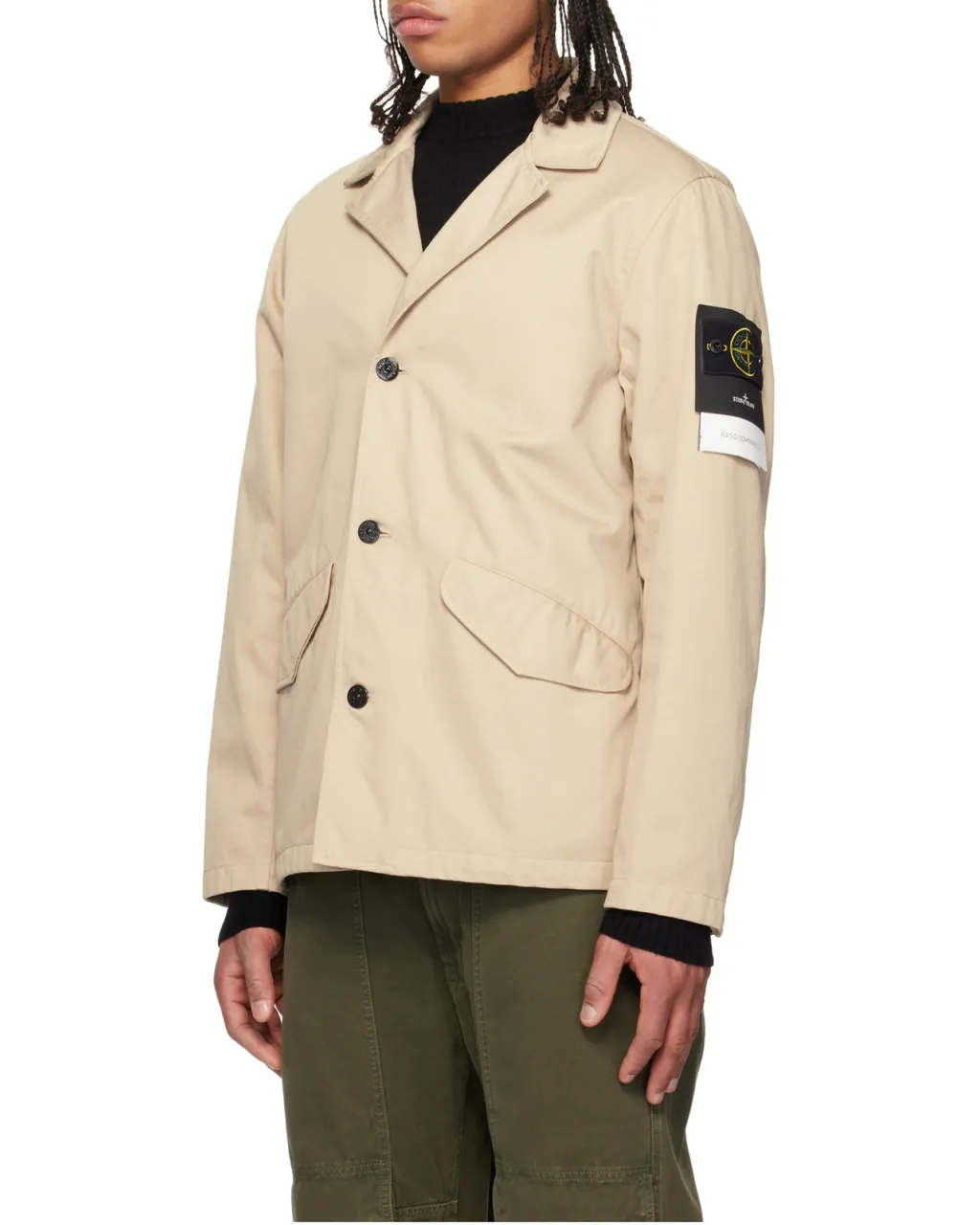 Raso Gommato 3L Button-Up Jacket