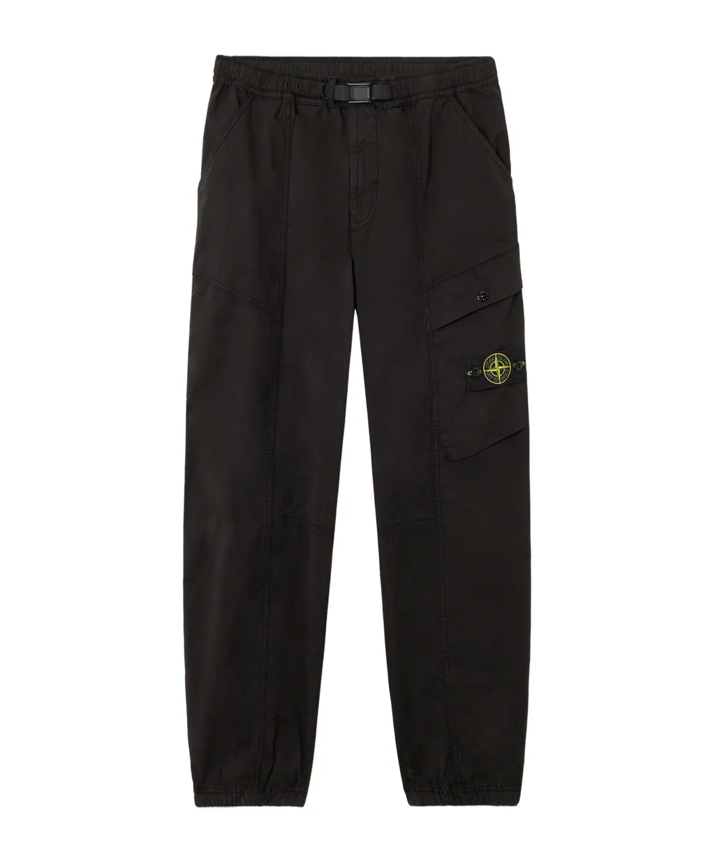 Logo Patch Tapered-Leg Trousers