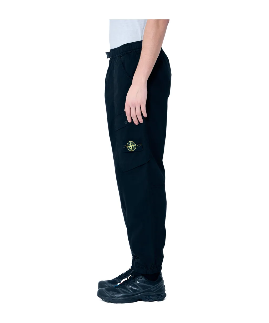 Logo Patch Tapered-Leg Trousers