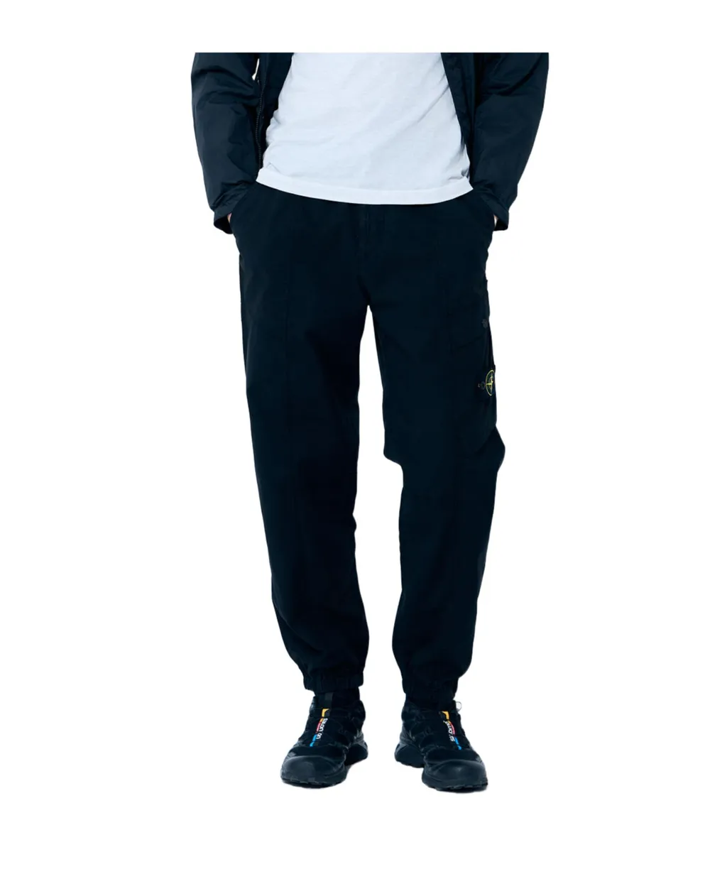 Logo Patch Tapered-Leg Trousers
