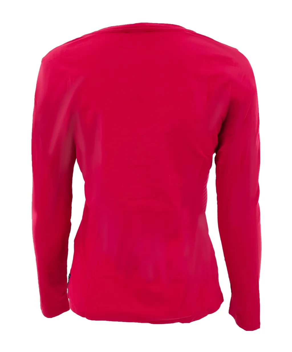 V-Neck Long-Sleeved T-Shirt