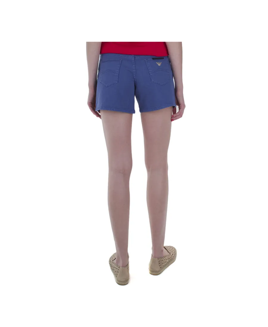 Logo Denim Shorts