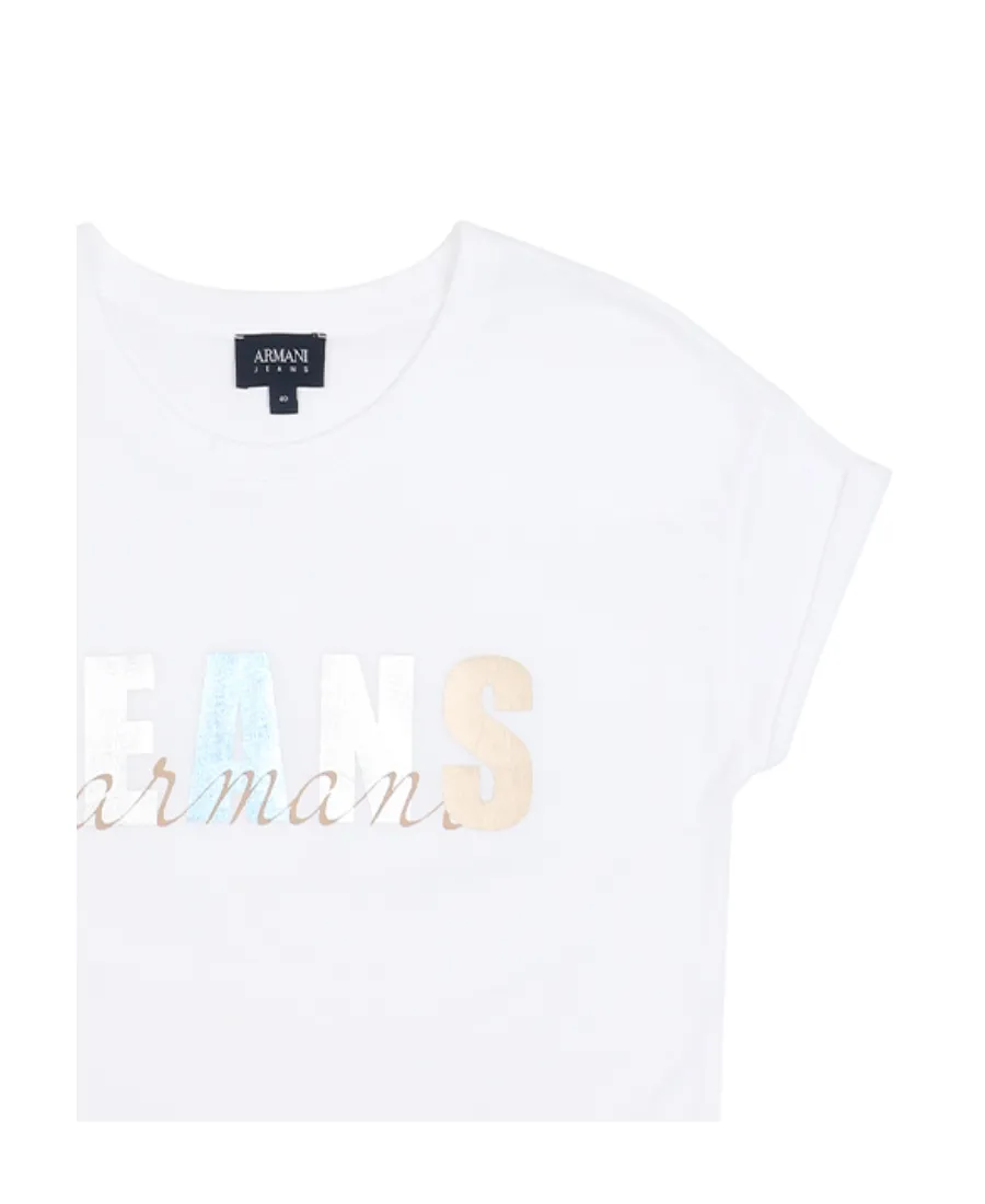Logo Printed Pattern T-Shirt